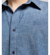 Koszula Lee PATCH SHIRT 112370569 Rinse