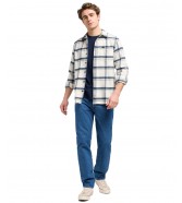 Koszula Lee MERCANTILE SHIRT 112370571 Ecru Concrete