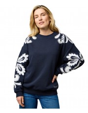 Bluza Wrangler APPLIQUE SWEARSHIRT 112370734 Dark Navy