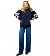 Bluza Wrangler APPLIQUE SWEARSHIRT 112370734 Dark Navy