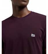 T-shirt Lee PATCH LOGO TEE 112370738 Deep Wine
