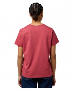 T-shirt Wrangler SIGN OFF TEE 112370739 Earth Red
