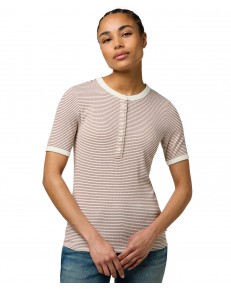 T-shirt Wrangler FEMME KNIT HENLEY 112370741 Congac