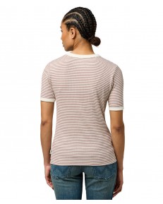 T-shirt Wrangler FEMME KNIT HENLEY 112370741 Congac