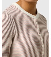 T-shirt Wrangler FEMME KNIT HENLEY 112370741 Congac