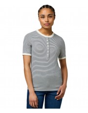 T-shirt Wrangler FEMME KNIT HENLEY 112370742 Navy