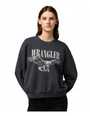 Bluza Wrangler OVERSIZED SWEAT 112370776 Faded Black