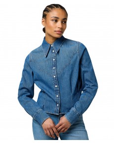 Koszula Wrangler FEMME PEPLUM SHIRT 112370782 Light Hand
