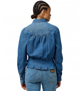 Koszula Wrangler FEMME PEPLUM SHIRT 112370782 Light Hand