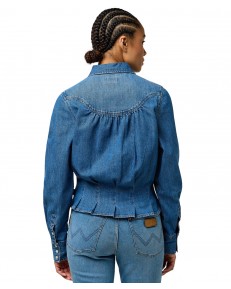 Koszula Wrangler FEMME PEPLUM SHIRT 112370782 Light Hand