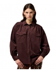 Koszula Wrangler FEMME YOKE WESTERN 112370790 Mahogany