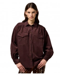 Koszula Wrangler FEMME YOKE WESTERN 112370790 Mahogany