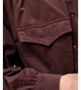 Koszula Wrangler FEMME YOKE WESTERN 112370790 Mahogany