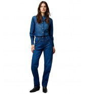 Koszula Wrangler YOKE DENIM SHIRT 112370794 Sparkle Blue
