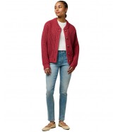 Sweter Wrangler WESTERN CARDIGAN 112370797 Earth Red