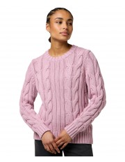 Sweter Wrangler CABLE KNIT CREW 112370799 Keepsake Lilac