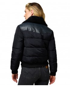 Kurtka Wrangler WESTERN PUFFER 112370812 Black