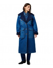 Płaszcz Wrangler WRANGE COAT 112370813 Sparkle Blue