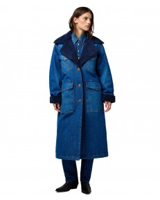 Płaszcz Wrangler WRANGE COAT 112370813 Sparkle Blue