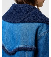 Płaszcz Wrangler WRANGE COAT 112370813 Sparkle Blue