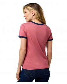 T-shirt Wrangler SLIM TEE 112370817 Mauvewood