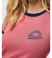 T-shirt Wrangler SLIM TEE 112370817 Mauvewood