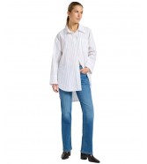 Koszula Lee LOOSE SHIRT 112370824 Bistre Stripe