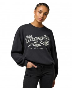 Bluza Wrangler OVERSIZED SWEAT 112370826 Faded Black