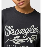 Bluza Wrangler OVERSIZED SWEAT 112370826 Faded Black