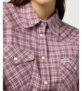 Koszula Wrangler WESTERN SHIRT 112370828 Italian Plum