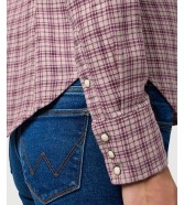 Koszula Wrangler WESTERN SHIRT 112370828 Italian Plum