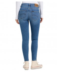 Jeansy Lee Scarlett High Zip 112370946 Blue Buzz