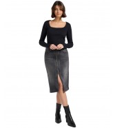 Koszulka Lee LS SQUARE NECK 112370951 Black