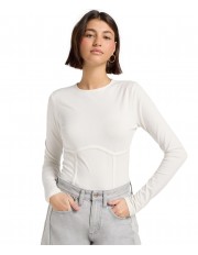Koszulka Lee CORSET TOP 112370971 Ecru