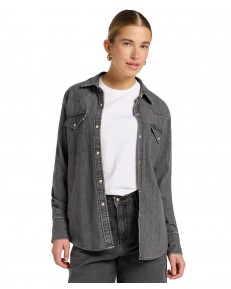 Koszula Lee WESTERN SHIRT 112370982 Asphalt Black