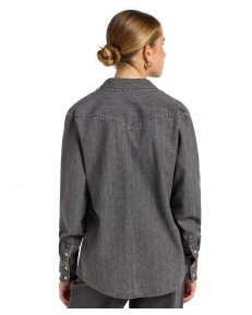 Koszula Lee WESTERN SHIRT 112370982 Asphalt Black