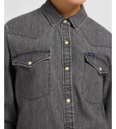 Koszula Lee WESTERN SHIRT 112370982 Asphalt Black