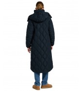 Kurtka Lee LONG PUFFER JACKET 112371005 Unionall Black