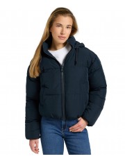 Kurtka Lee HOODED PUFFER JACKET 112371007 Black