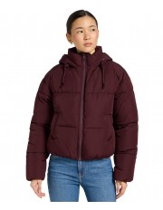Kurtka Lee HOODED PUFFER JACKET 112371008 Velvet Beet