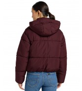 Kurtka Lee HOODED PUFFER JACKET 112371008 Velvet Beet