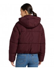 Kurtka Lee HOODED PUFFER JACKET 112371008 Velvet Beet