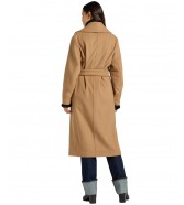 Płaszcz Lee WOOL COAT 112371065 Dark Camel