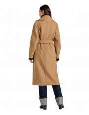 Płaszcz Lee WOOL COAT 112371065 Dark Camel