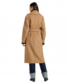 Płaszcz Lee WOOL COAT 112371065 Dark Camel