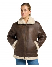 Kurtka Lee AVIATOR JACKET 112371079 Luxe Brown
