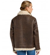Kurtka Lee AVIATOR JACKET 112371079 Luxe Brown