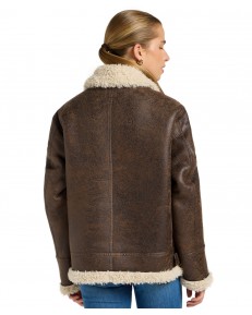Kurtka Lee AVIATOR JACKET 112371079 Luxe Brown