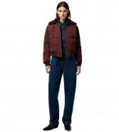 Kurtka Wrangler WESTERN PUFFER 112371084 Mahogany