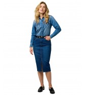 Spódnica Wrangler PENCIL SKIRT 112371161 Homestead Haze